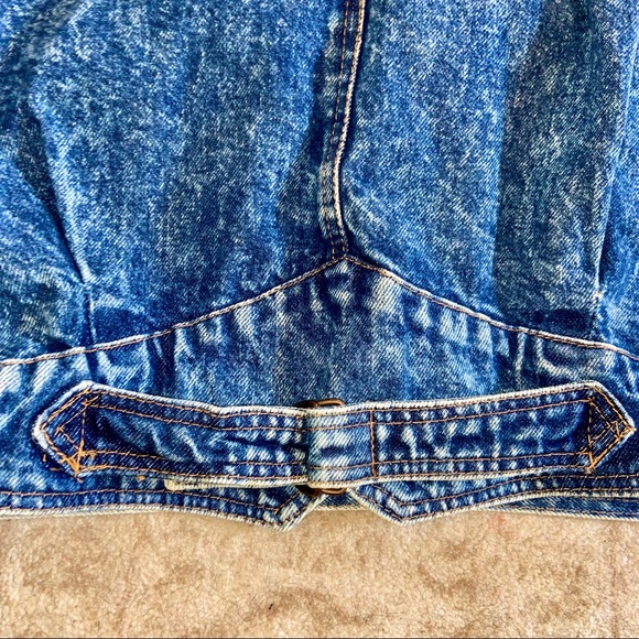 Vintage Acid Wash Denim Jacket - Picture 5 of 6